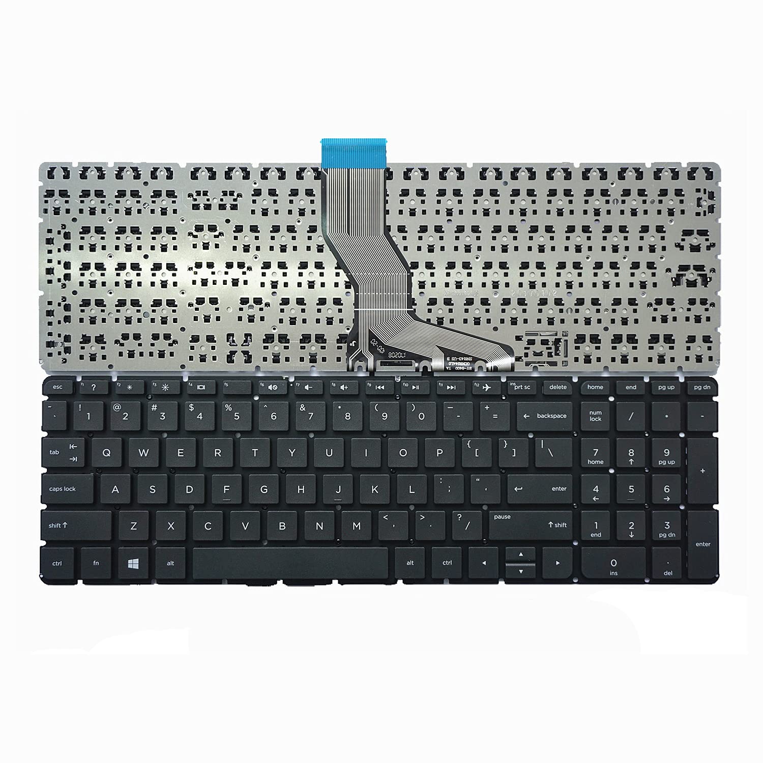 WISTAR Laptop Keyboard Compatible for HP Pavilion 15-AB 15-AB000 15-AB224NE 15-AE 15-AK 852-43532-00A